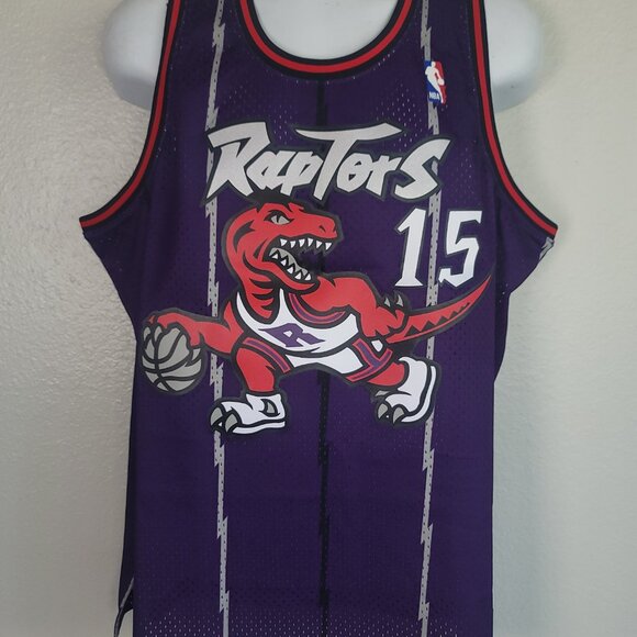 Mitchell & Ness Toronto Raptors Vince Carter 1998 - 99 NBA Basketball Jersey - Picture 6 of 10